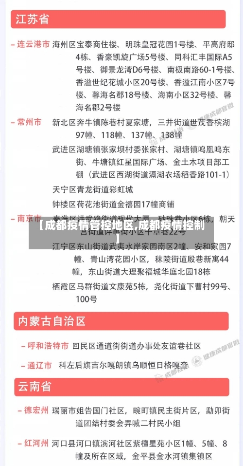 【成都疫情管控地区,成都疫情控制】-第2张图片
