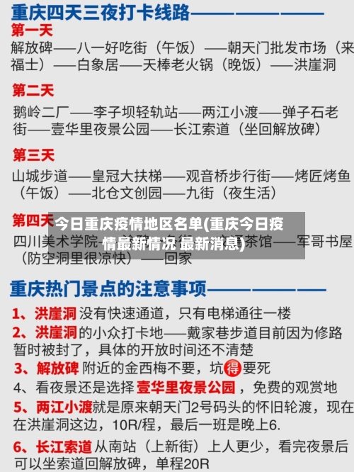 今日重庆疫情地区名单(重庆今日疫情最新情况 最新消息)-第1张图片